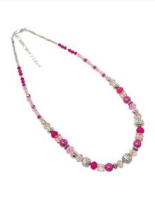 Pretty In Pink: Pretty in Pink Bead Necklace