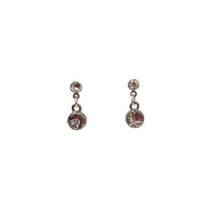 Crystal Rhinestone Silver Drop Earring