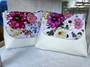 Handbags: Handbag Ella Floral Brights Two Tone