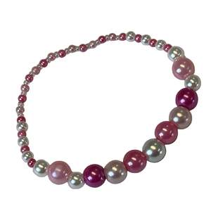 Bracelet Multi Tone Pink Beads