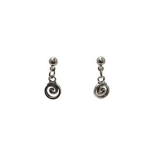 The Ones Everyone S Talking About: Silver Koru Swirl Earrings