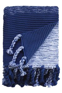 Decor: Throw Torquay - Navy