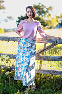 Top: Helena Top - Cotton Silk