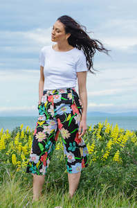 Pants: Paloma Pant - Black Floral