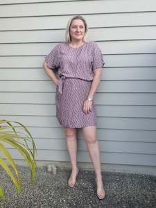 Dresses: Evelyn Dress - Lavendar Floral