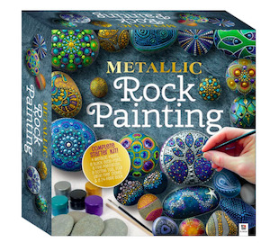 Metallic Rock Painting