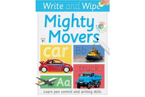 Hinkler: Write and Wipe Mighty Movers