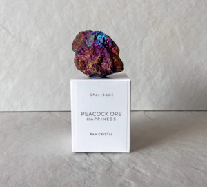 Opal Sage: Peacock Ore - Raw Boxed Crystal