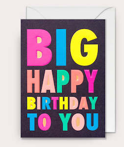 Postco: Big Happy Birthday to You Card