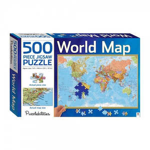 Puzzlebilities: Puzzlebilities World Map 500pc Puzzle