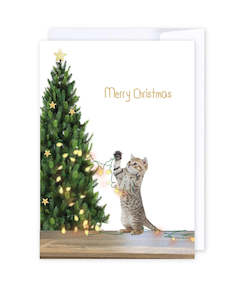 Icandy: iCandy - Merry Christmas Cat Card
