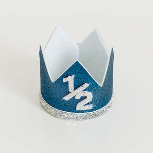 Love Sunshine: L&S Blue Crown with Silver Ribbon