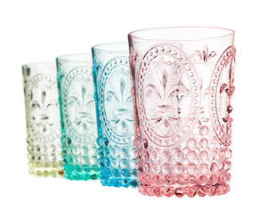 Glassware: Country Cottage Acrylic Tumblers