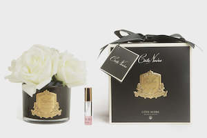 Home Fragrance: Five Roses with Rose Petal & Charente Rose Scent - White