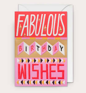 Lagom Design: Fabulous Birthday Wishes Card