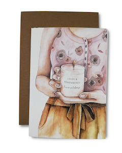 Mama Me: Sympathy Card - Loved & Remembered