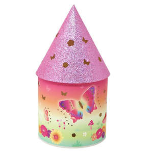 Childrens Interiors: Pink Poppy - Colour Changing Night Light Rainbow Butterfly