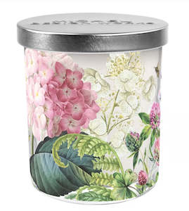 Scented Candles: Michel Design Works Wild Hydrangea Candle Jar with Lid