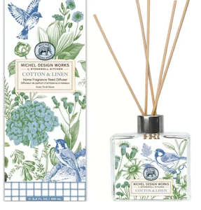 Scented Bouquet Reed Diffuser: Michel Design Works Cotton & Linen Diffuser