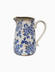 Dining: Blue Floral Jug