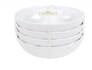 Dining: Michel Design Works White On White Cereal Bowl