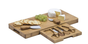 Gourmet Cheese Board Set Bamboo