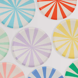 Meri Meri: Mixed Stripe Side Plates