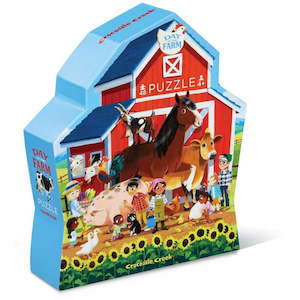 Crocodile Creek - Day at the Museum: Farm 48pc Puzzle