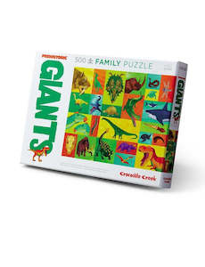 Crocodile Creek - 500pc Family Puzzle Prehistoric Giants