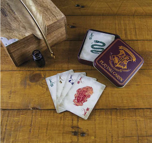 Toys Games: Harry Potter Hogwarts Playing Cards