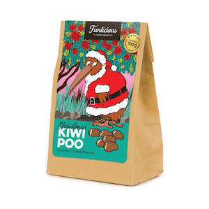 Christmas Kiwi Poo - Chocolate Coated Peanuts