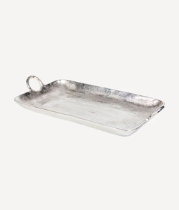 Small Rectangle Tray with Ring Handles