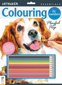 Art Maker Essentials Colour By Number: Dog