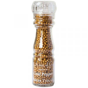 Indulge: A Taste of Paris Gold Pepper Grinder