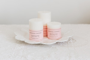 Crystal Plant Wax Pillar Bay Berry