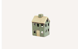 Christmas Decor: Alsace Petite Tea Light House Blue