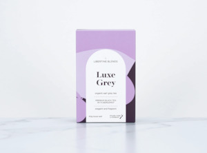 Libertine Tea: Libertine Blend Luxe Grey Herbal Tea - Loose Leaf Tea