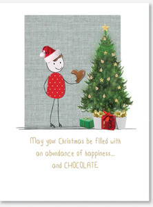 iCandy Christmas Card - Chocolate