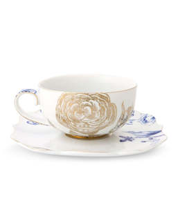 Pip Studio Royal White Cup & Saucer