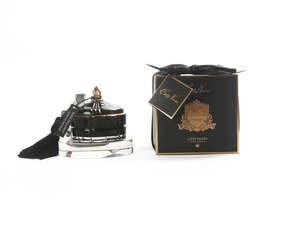 Home Fragrance: Cote Noire Black Art Deco Candle w/ Tassel
