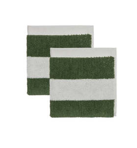 Raita Wash Cloths - Dark Green
