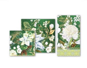 Dining: Michel Design Works Winter Blooms Paper Napkins
