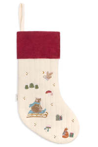 A: Avery Row Christmas Stocking - Bear Cub
