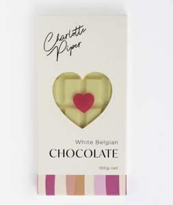 C: Charlotte Piper White Belgian Chocolate Bar
