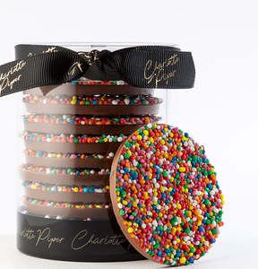 Charlotte Piper Milk Chocolate Sprinkle Discs
