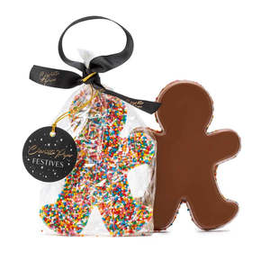 C: Charlotte Piper Gingerbread Sprinkle Man - Milk Chocolate