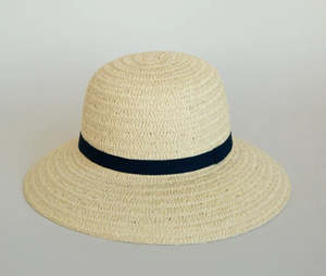 Sophie - So Shady Ribbon - Ivory with Navy