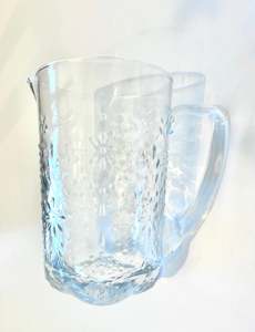 Casa Alegre: Clear Floral Jug