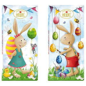 Heidel: Heidel Easter Greetings Milk Chocolate Bar