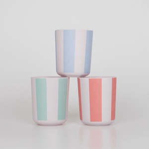 Meri Meri: Meri Meri Stripe Reusable Bamboo Cup